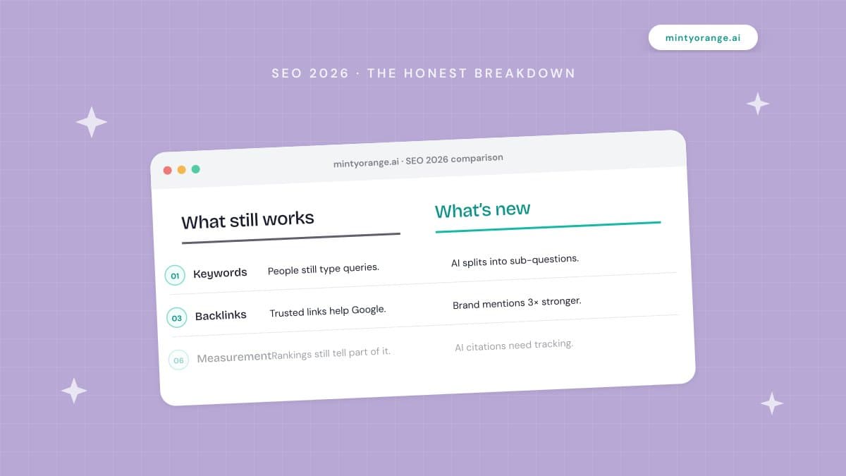 What Changed in SEO and What Didn’t: A Side-by-Side for 2026