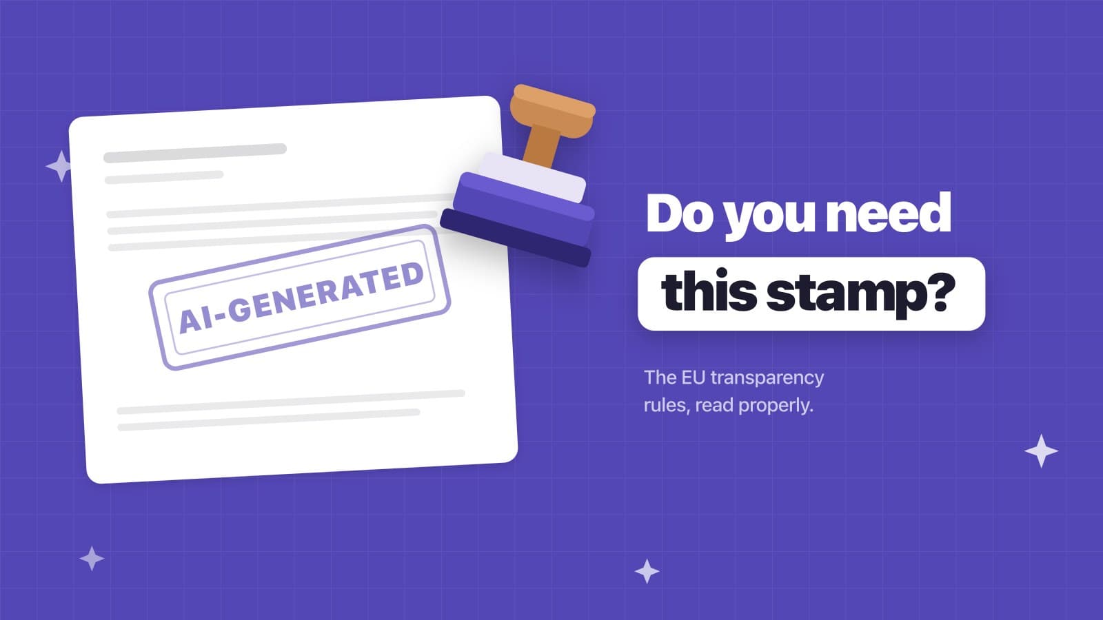 Do You Have to Label AI-Assisted Blog Posts? What the EU AI Act Really Says